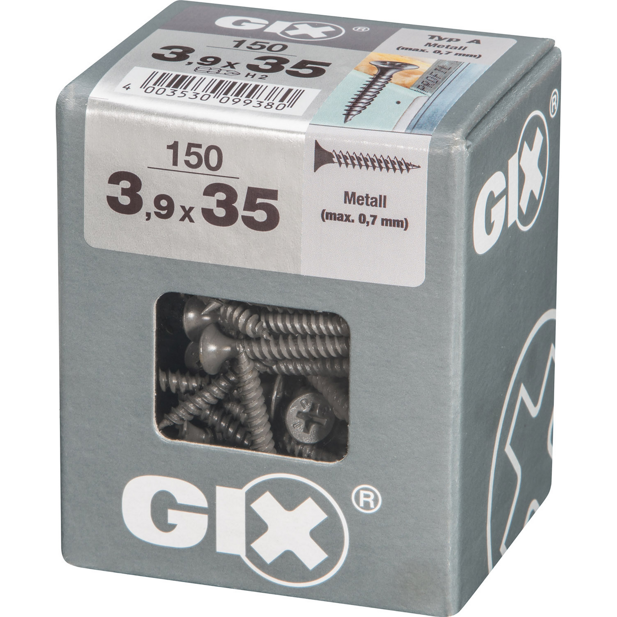 Trockenbauschraube 'Gix-A' PH2 Ø 3,9 x 35 mm 150 Stück + product picture