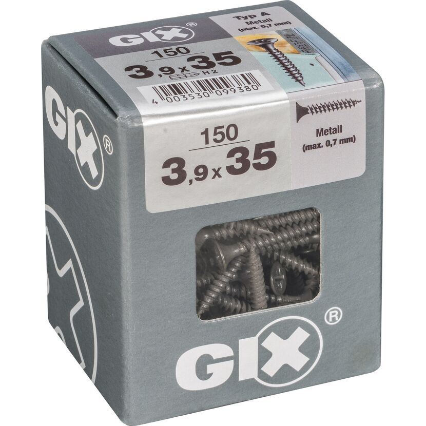 Trockenbauschraube 'Gix-A' PH2 Ø 3,9 x 35 mm 150 Stück