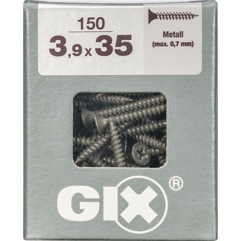 Trockenbauschraube 'Gix-A' PH2 Ø 3,9 x 35 mm 150 Stück