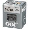 GIX Schrauben 3,9 x 45 mm, 100 Stück