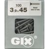 GIX Feingewinde 3,9 x 45 mm, 100 Stück