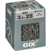 Trockenbauschraube 'Gix-A' PH2 Ø 3,9 x 25 mm 600 Stück