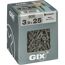 Trockenbauschraube 'Gix-A' PH2 Ø 3,9 x 25 mm 600 Stück