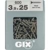 Trockenbauschraube 'Gix-A' PH2 Ø 3,9 x 25 mm 600 Stück