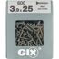 Trockenbauschraube 'Gix-A' PH2 Ø 3,9 x 25 mm 600 Stück