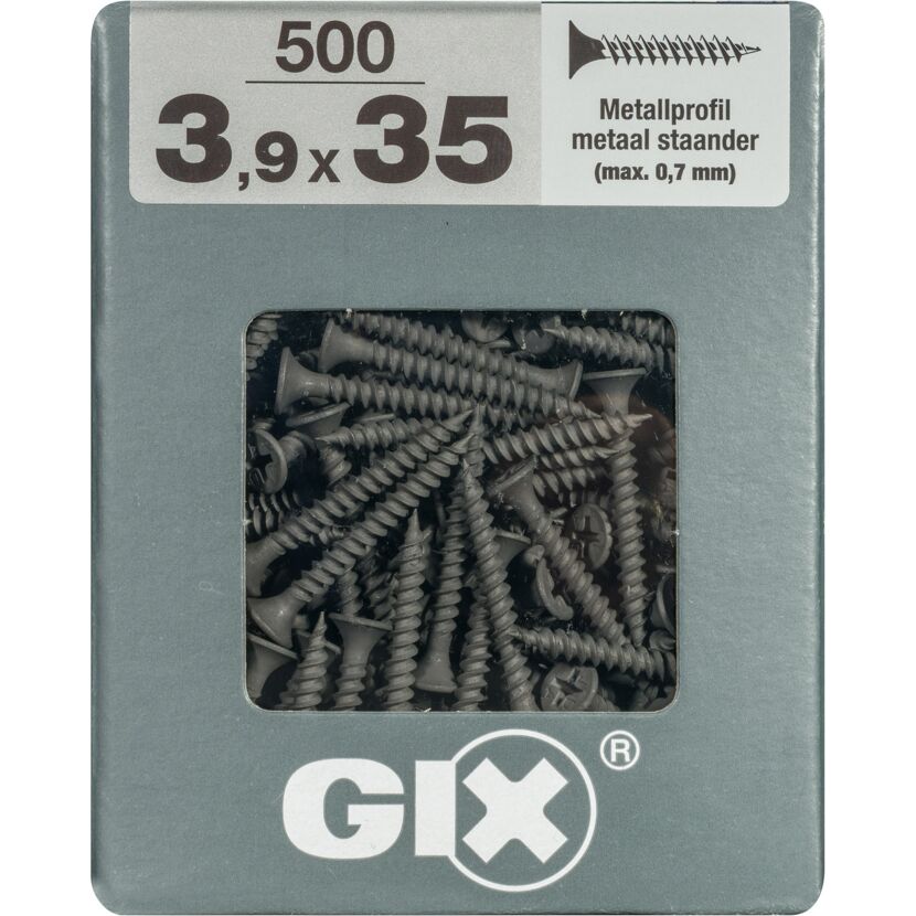 Trockenbauschraube 'Gix-A' PH2 Ø 3,9 x 35 mm 500 Stück