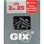 Trockenbauschraube 'Gix-C' PH2 Ø 3,9 x 25 mm 200 Stück