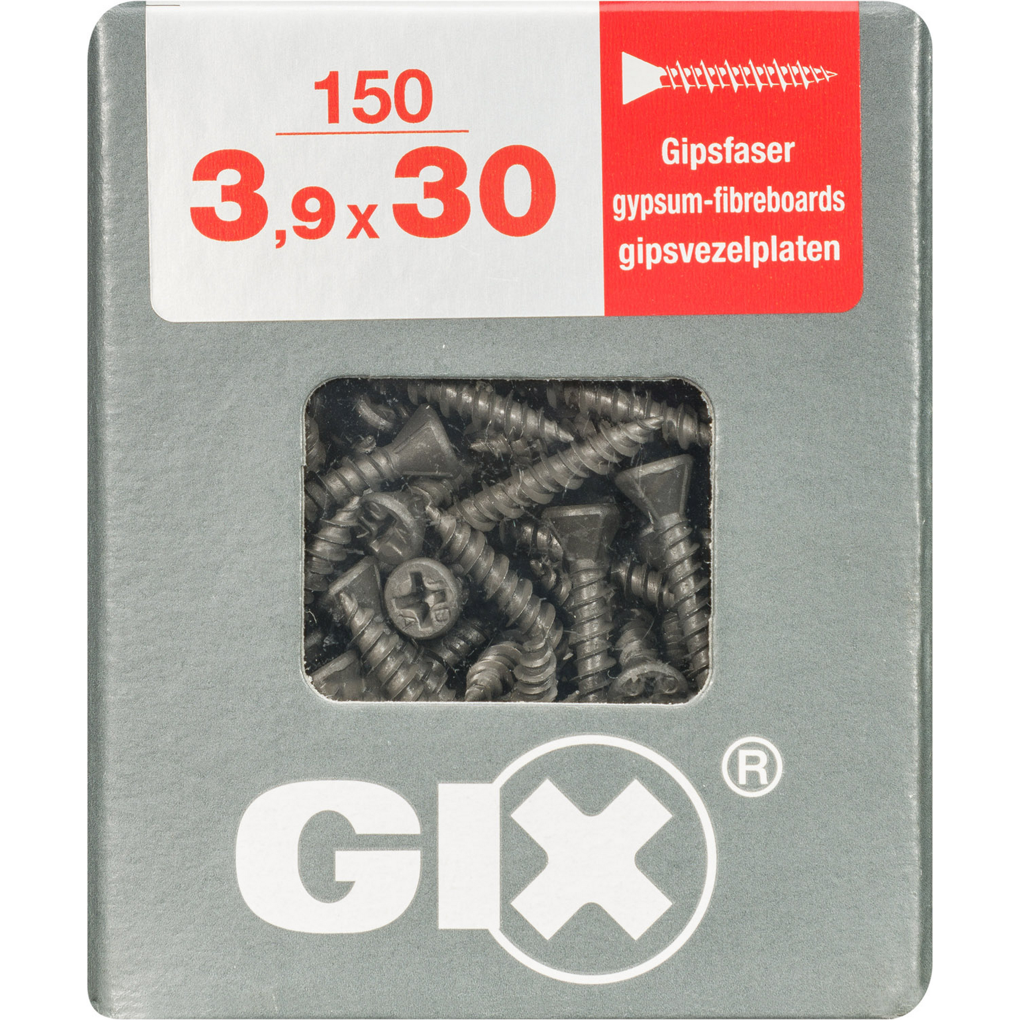 Trockenbauschraube 'Gix-C' PH2 Ø 3,9 x 30 mm 150 Stück + product picture