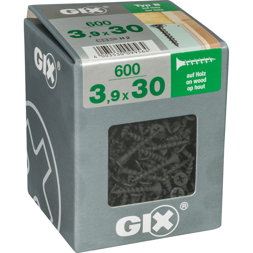 Trockenbauschraube 'Gix-B' PH2 Ø 3,9 x 30 mm 600 Stück