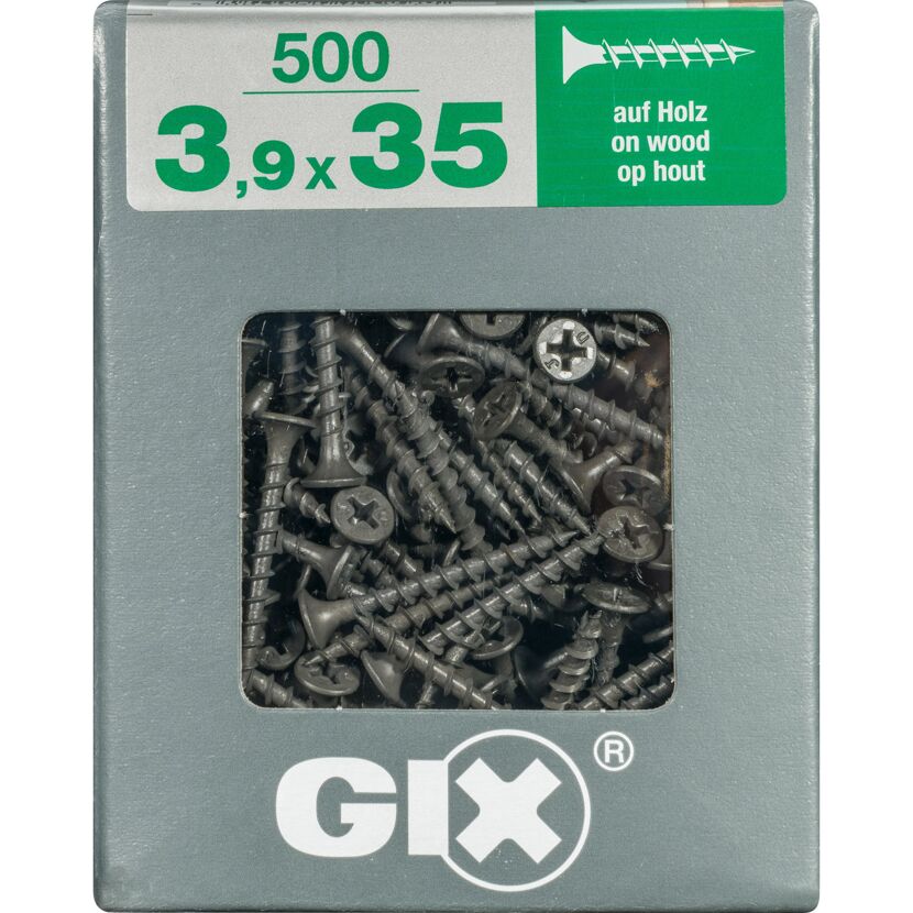 Trockenbauschraube 'Gix-B' PH2 Ø 3,9 x 35 mm 500 Stück