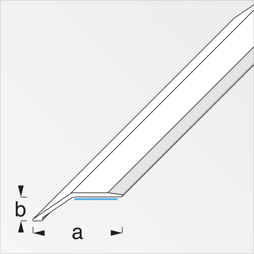 PVC-Ausgleichsprofil buchefarben 1000 x 34 mm