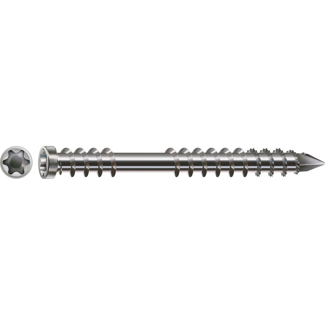 Terrassenschrauben rostfrei Ø 5 x 60 mm 200 Stück