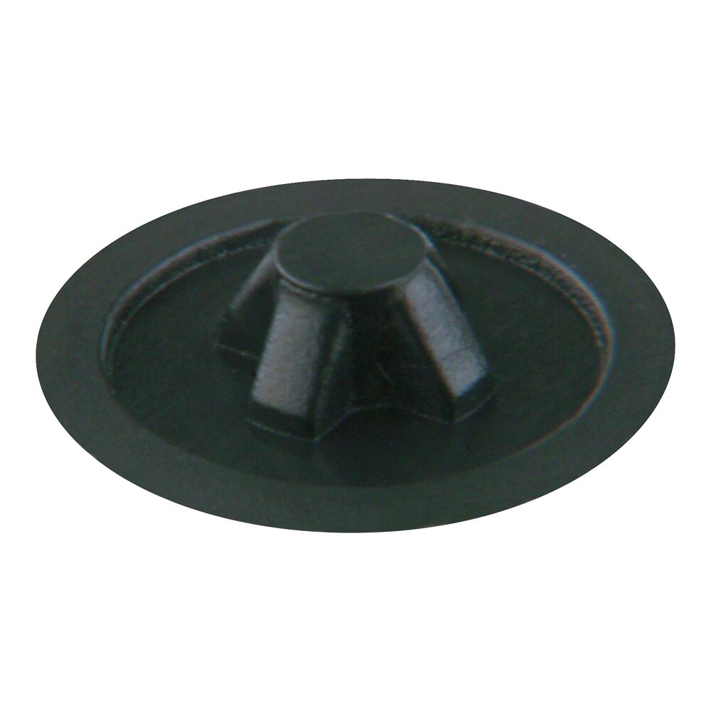 Schwarze Abdeckkappe