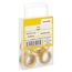 14 vermessingte Fitschenringe, 13 x 19 x 2 mm in Verpackung