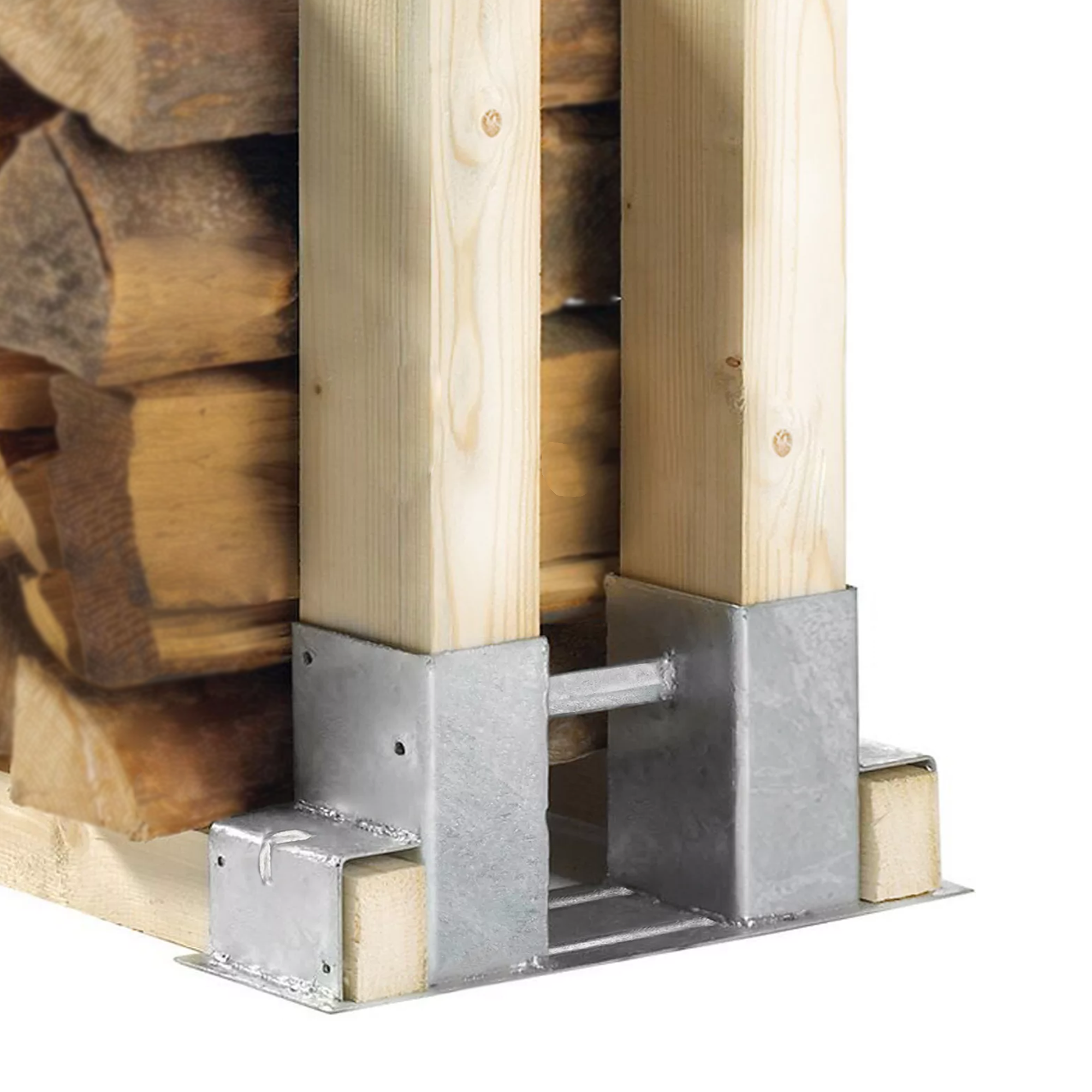 Holzstapelhalter Stahl