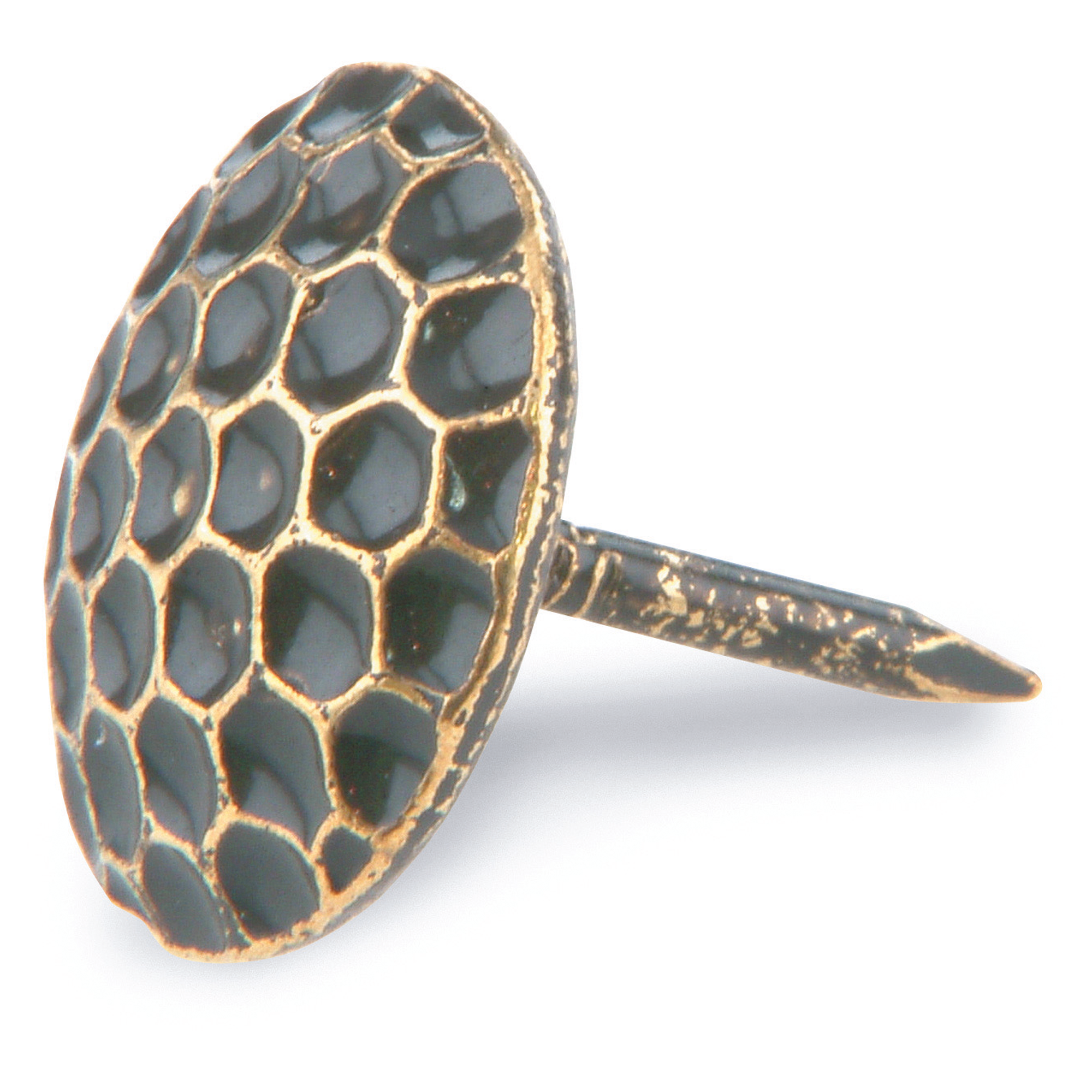 Möbelnägel Stahl bronziert 42 Stück