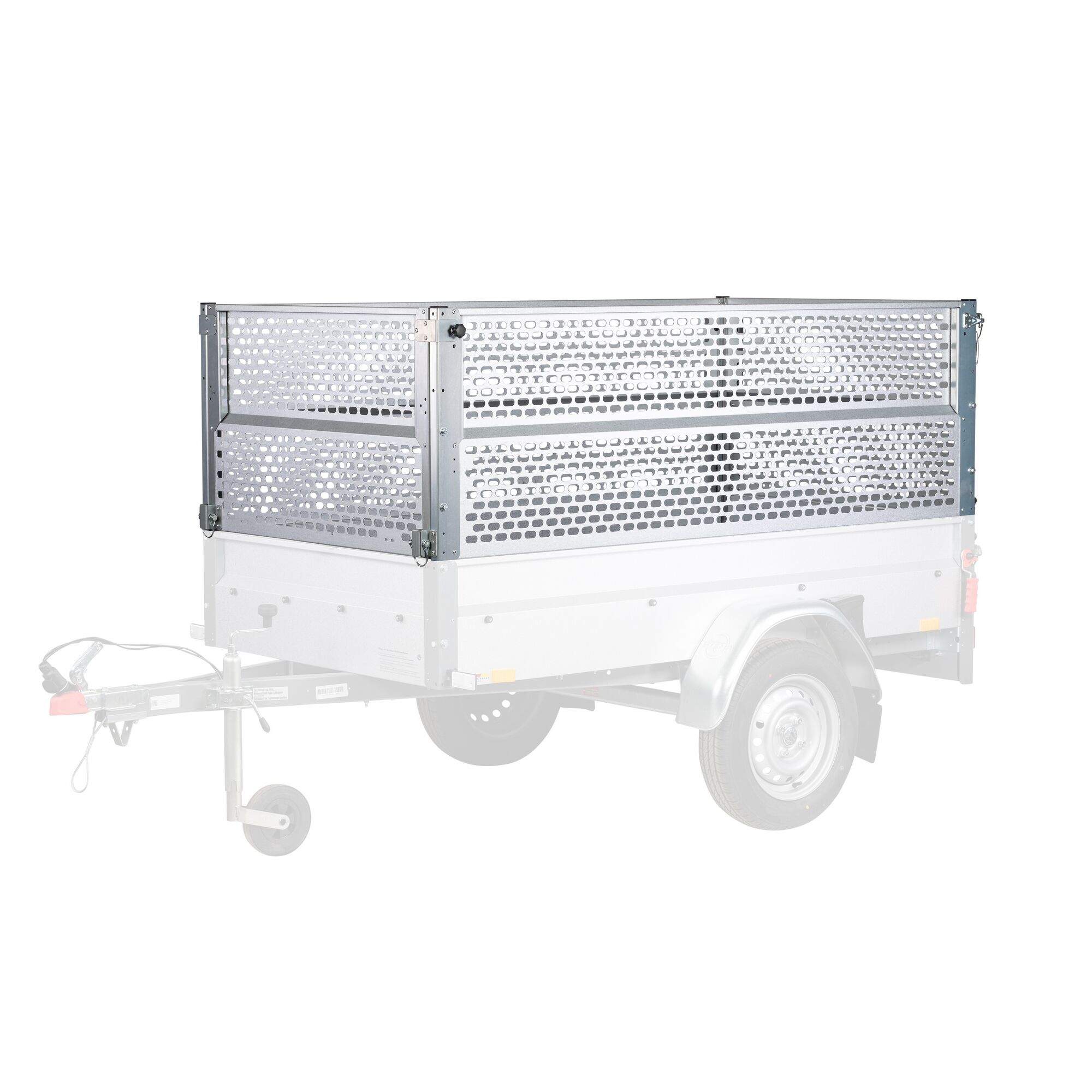 Anhänger mit Gitteraufsatz