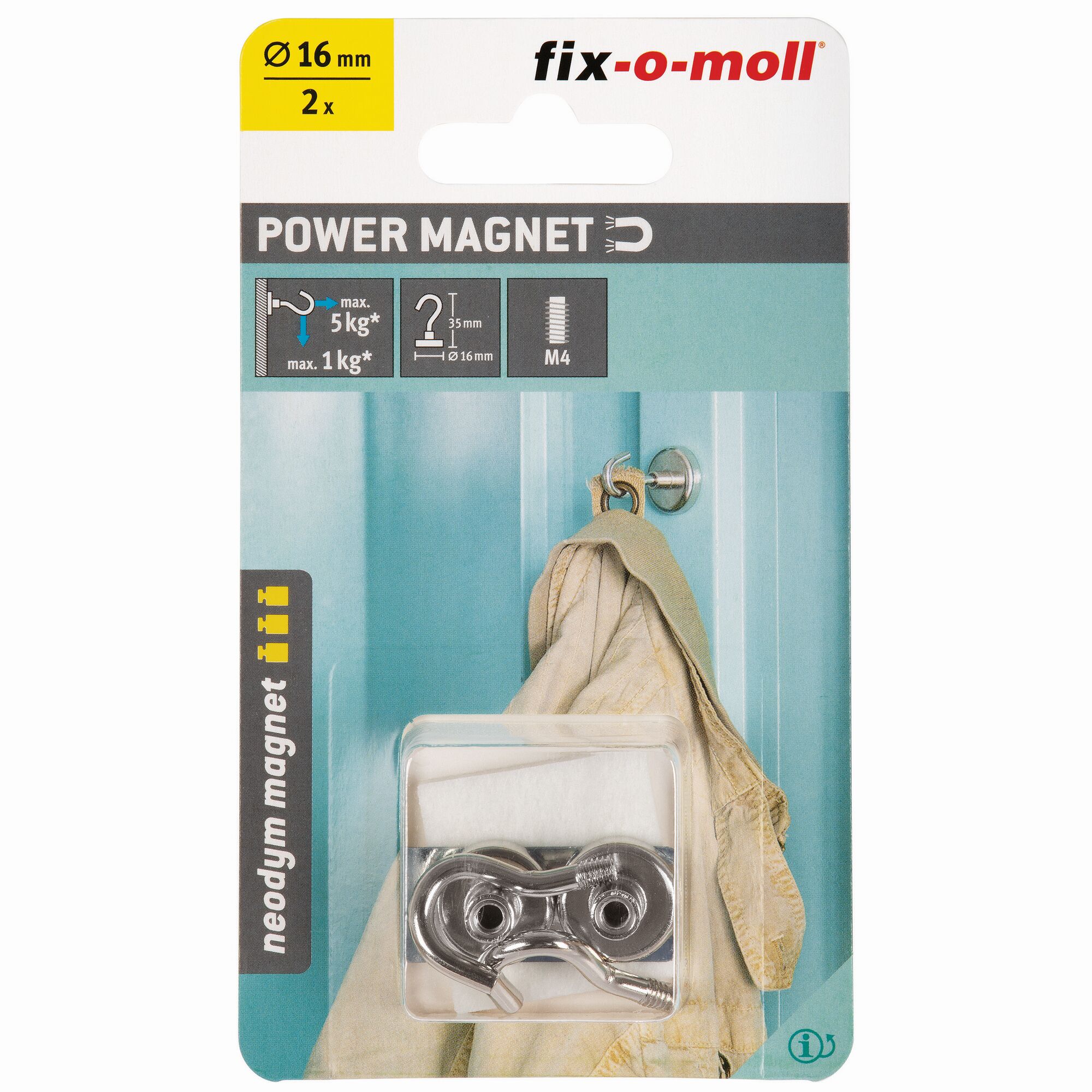 Magnethaken an Tür