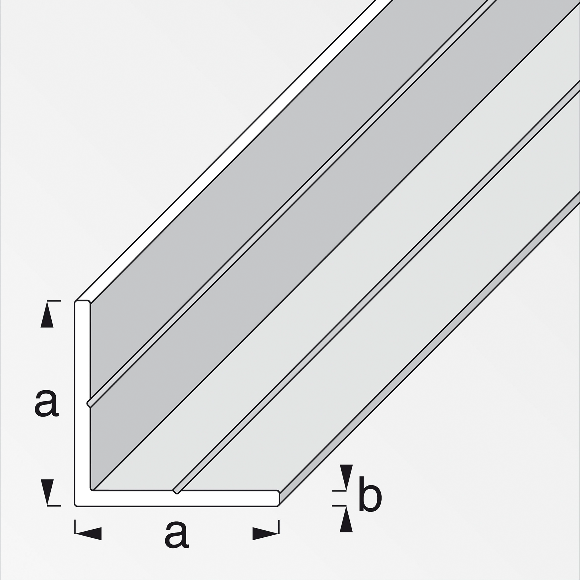 Winkel gleichschenklig 2500 x 29,5 x 29,5 mm + product picture