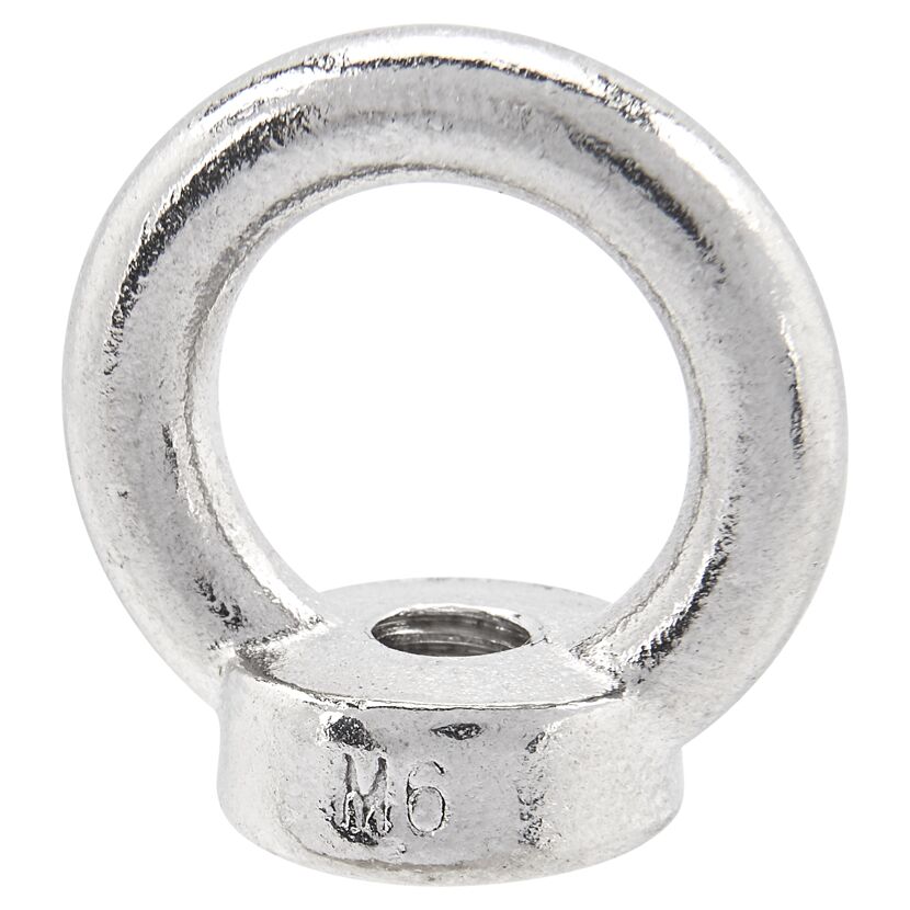 Seilflechter Ringmutter Edelstahl A4 M6 Ø 15 mm