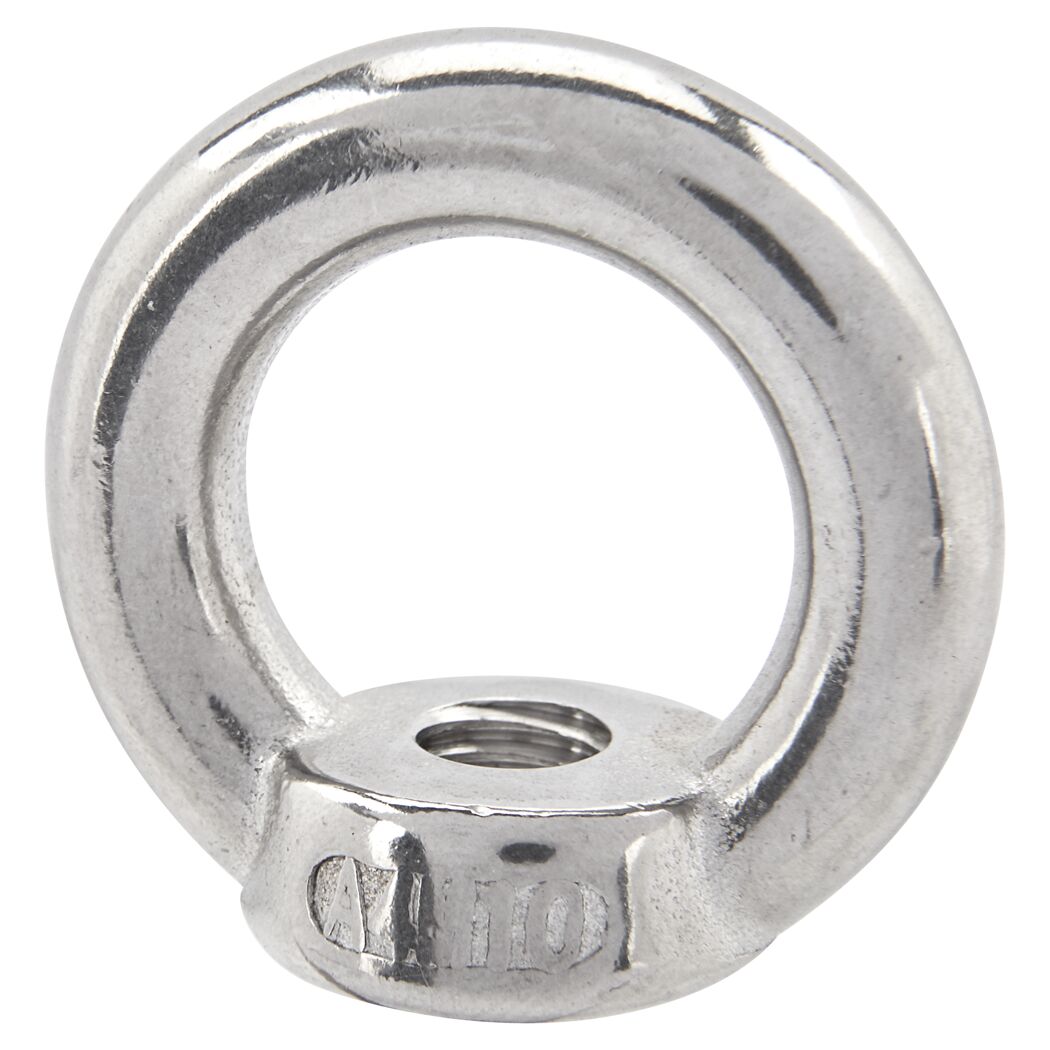 Seilflechter Ringmutter Edelstahl A4 M10 Ø 30 mm