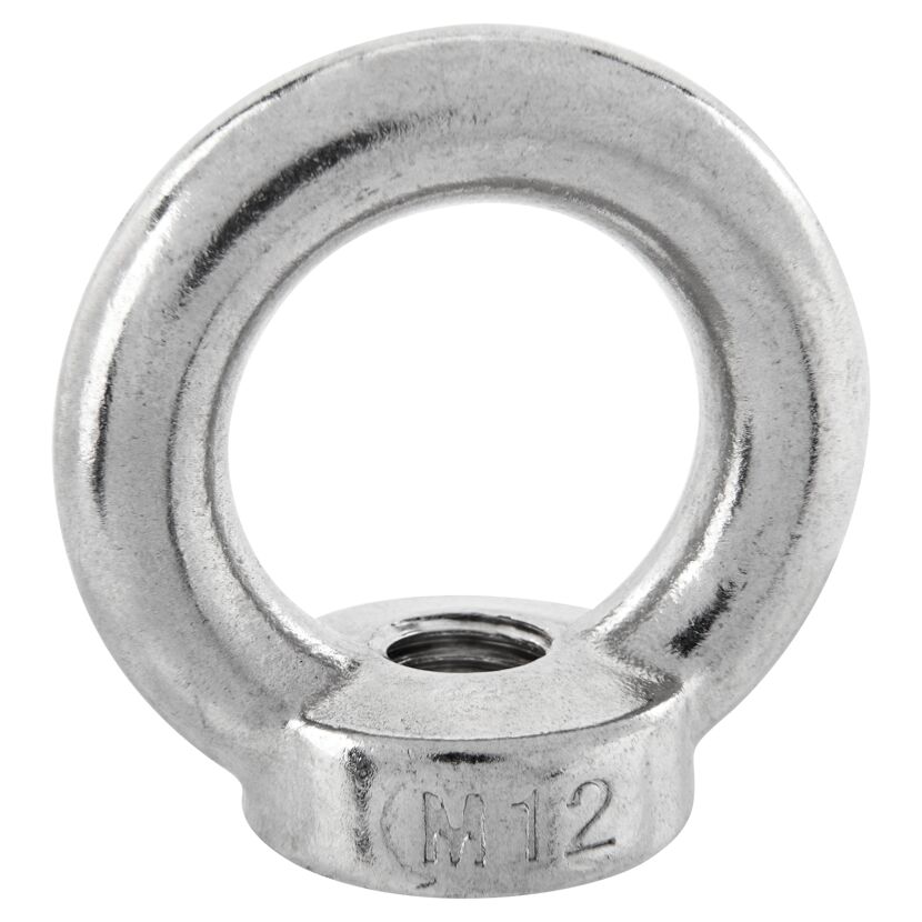 Seilflechter Ringmutter Edelstahl A4 M12 Ø 40 mm