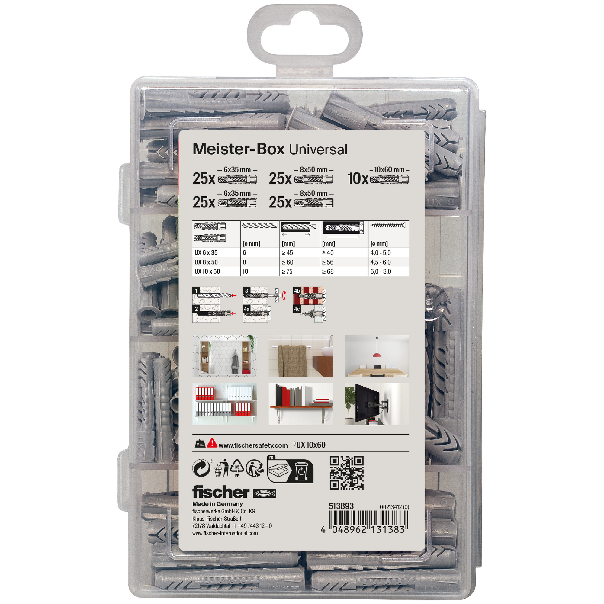 fischer Meister-Box UX/UX R 110-teilig