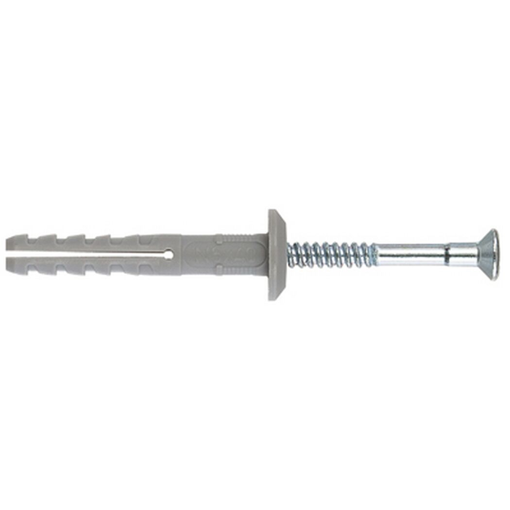 fischer Nageldübel N 6 x 40/7 P Pilzkopf 50 Stück