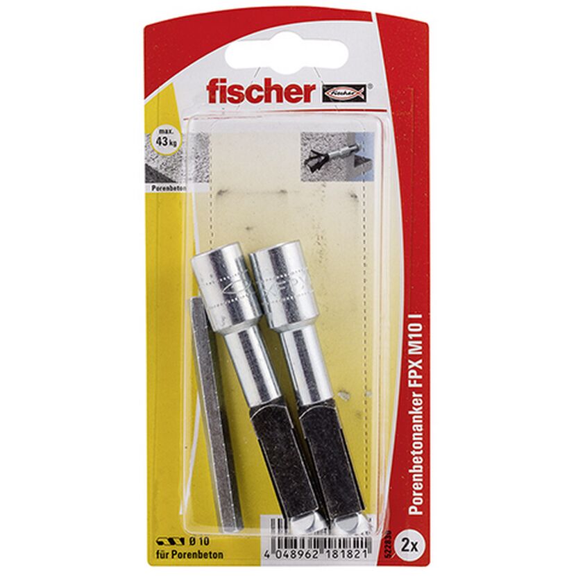 fischer Porenbetonanker FPX - I M 10 2 Stück