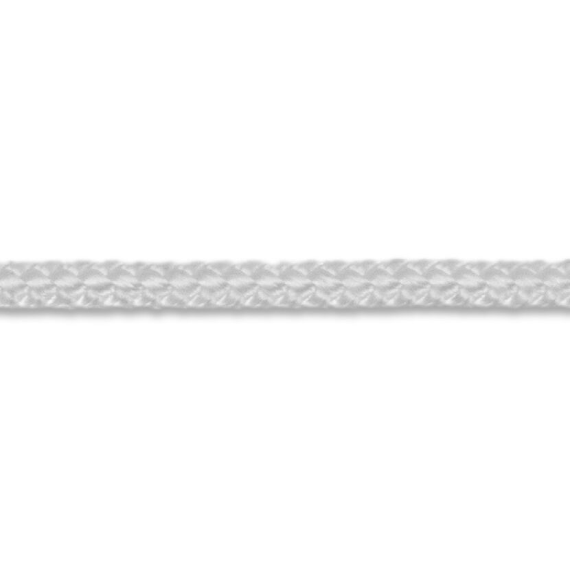 Textil-Seil Ø 5 mm geflochten weiß Meterware