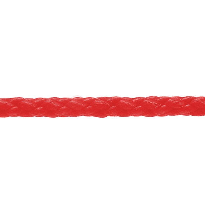 Textil-Seil Ø 2 mm geflochten weiß Meterware