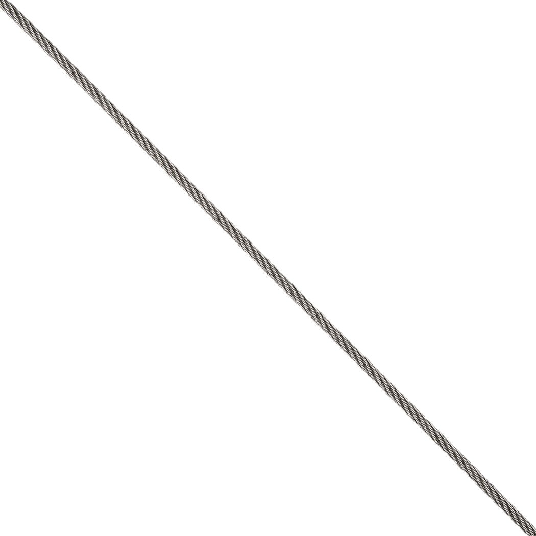 Drahtseil Edelstahl V4A PVC-beschichtet Meterware 3 mm