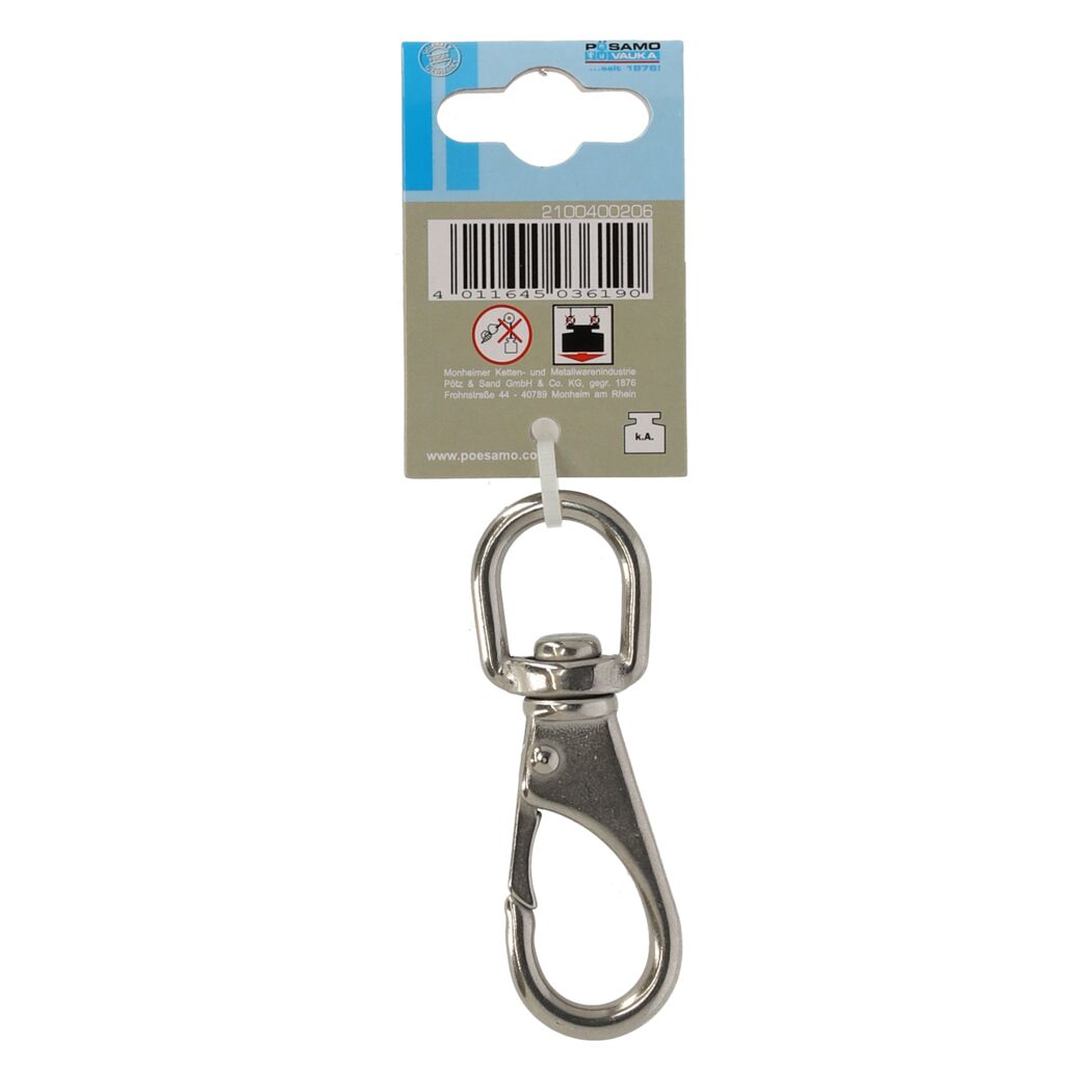 Drehwirbel-Karabiner 8,5 cm