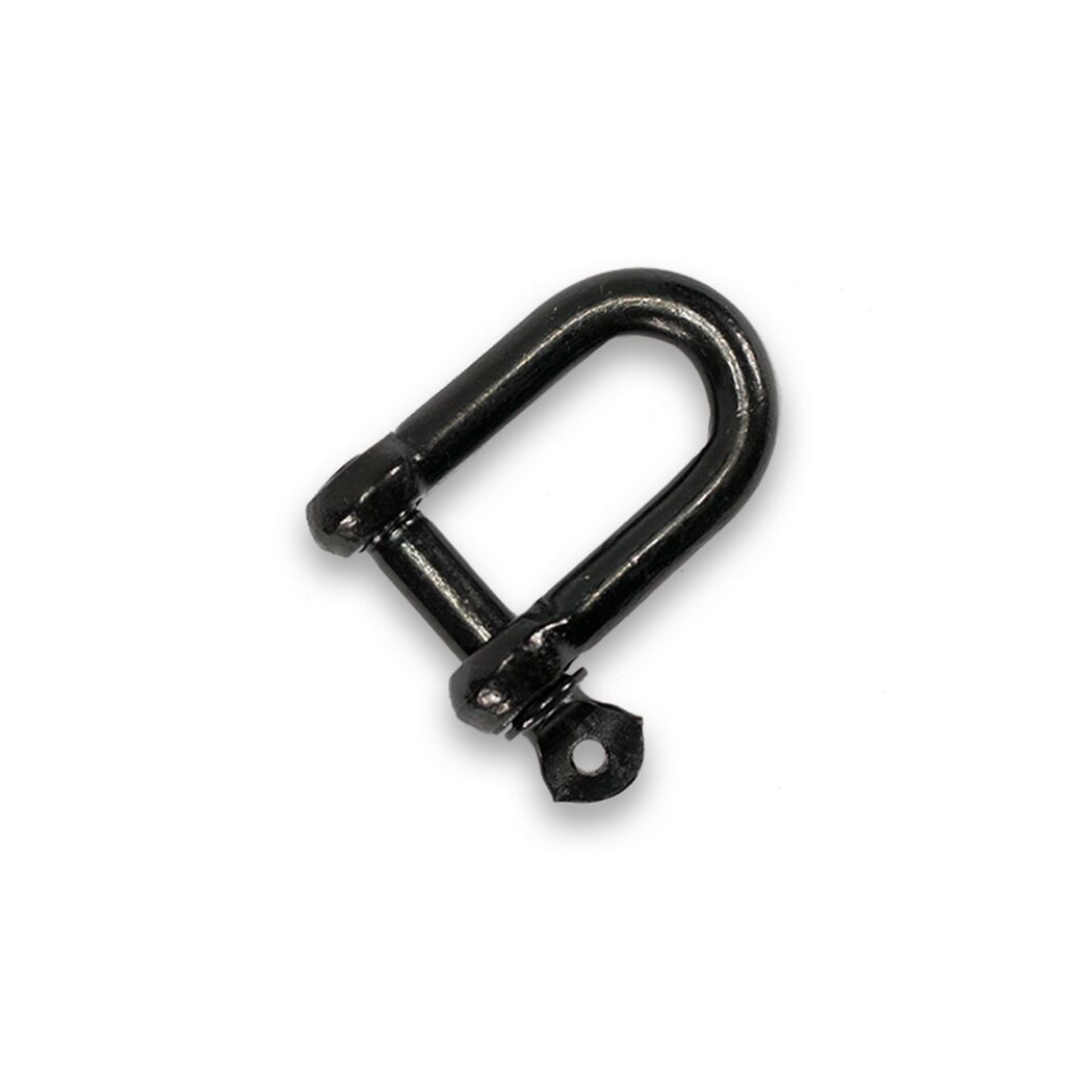 Schäkel schwarz verzinkt 10 x 52 mm