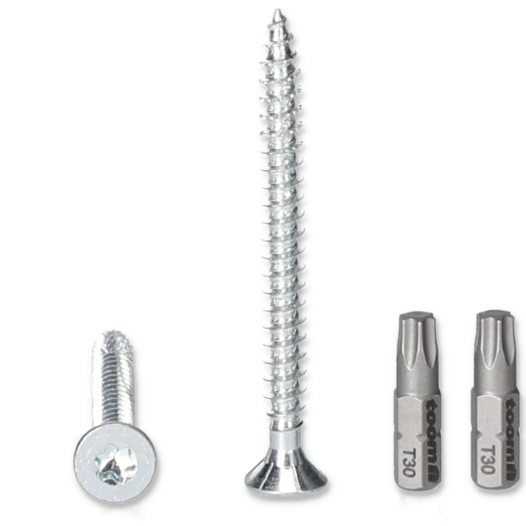 Senkkopfschraube TX30 Stahl verzinkt Ø 6 x 70 mm 200 Stück