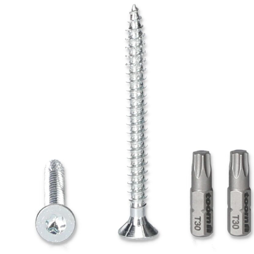 Senkkopfschraube TX30 Stahl verzinkt Ø 6 x 70 mm 200 Stück