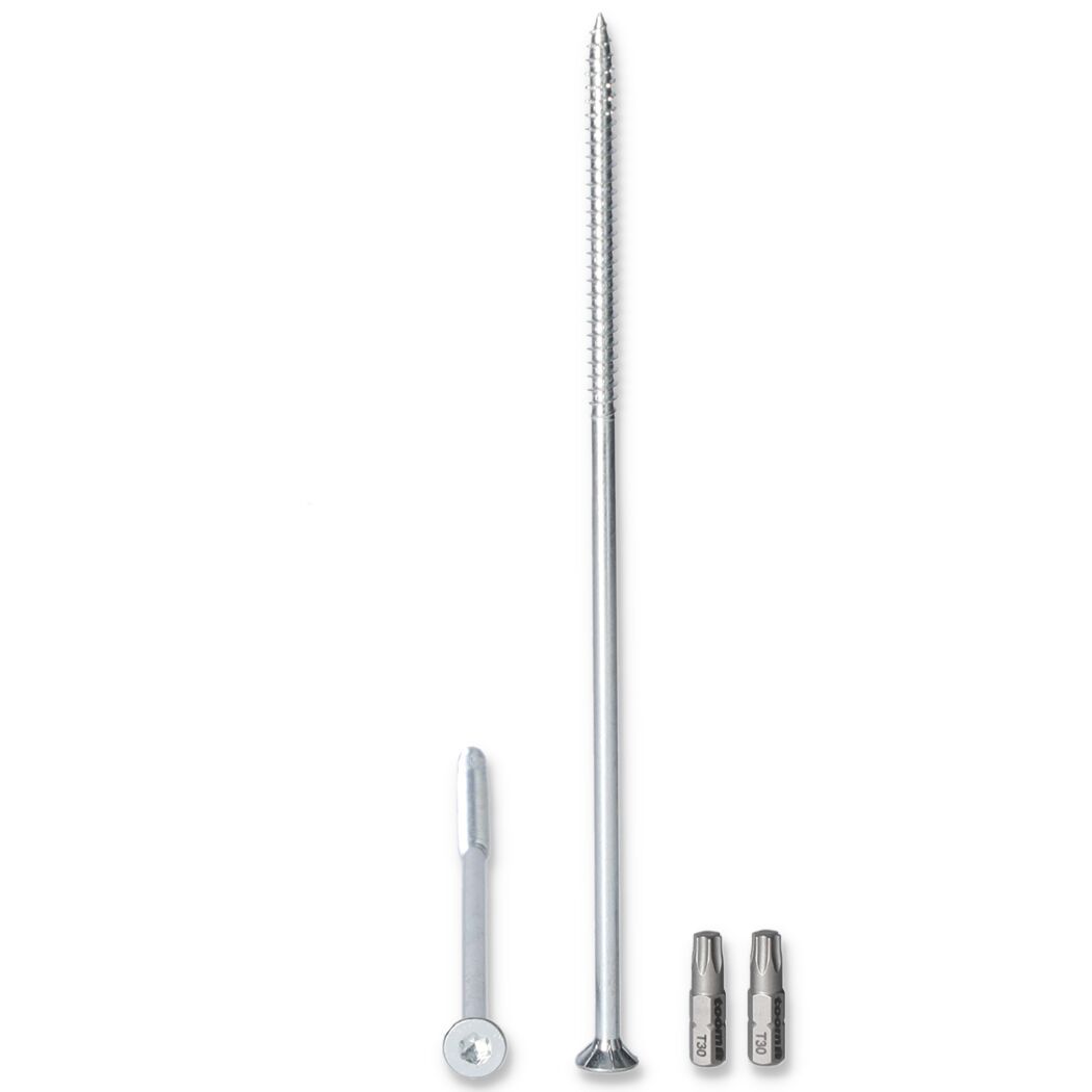 Senkkopfschraube TX30 Stahl verzinkt Ø 6 x 200 mm 100 Stück