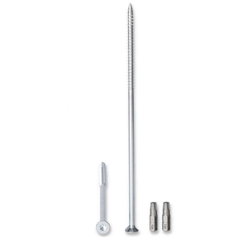Senkkopfschraube TX30 Stahl verzinkt Ø 6 x 200 mm 100 Stück
