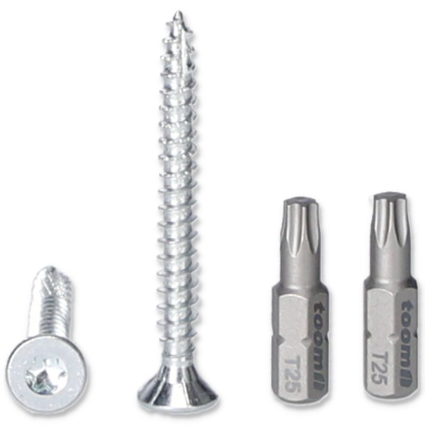 Senkkopfschraube TX25 Stahl verzinkt Ø 5 x 50 mm 200 Stück