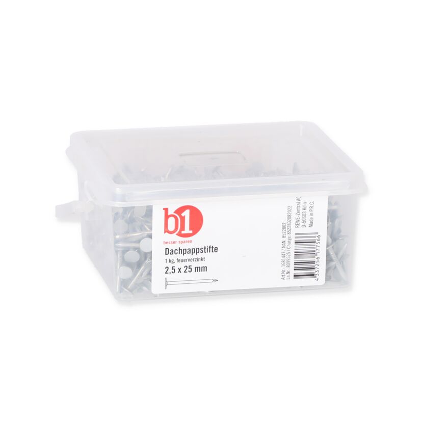 Eine Packung Dachpappstifte von b1.