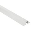 Quadrat-U-Profil Aluminium 100 x 7,65 x 2,35 cm