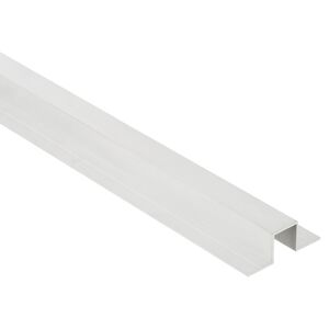 Quadrat-U-Profil Aluminium 100 x 7,65 x 2,35 cm