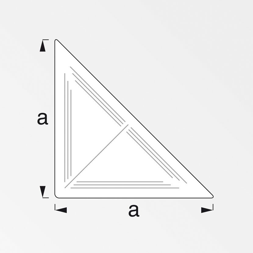 Knotenblech 60 x 60 mm 4 Stück