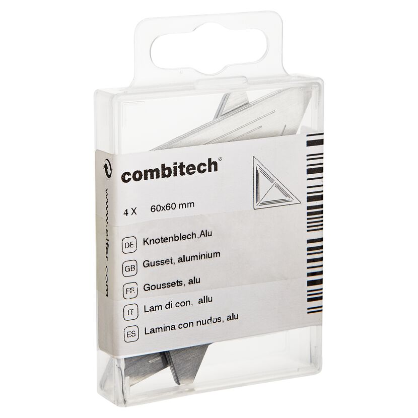 Knotenblech 60 x 60 mm 4 Stück
