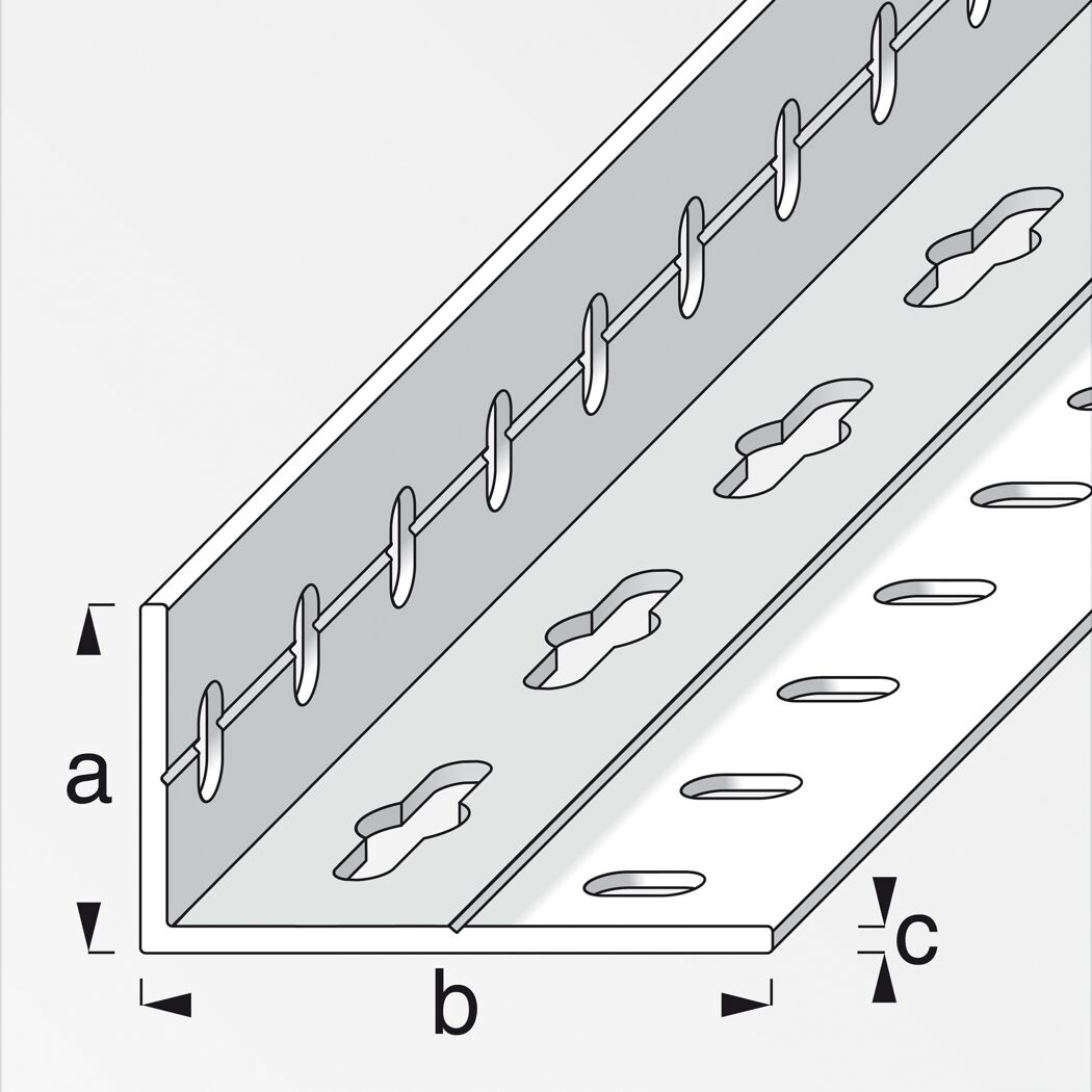 Alu-Winkelprofil blank 2,35 x 4,35 cm