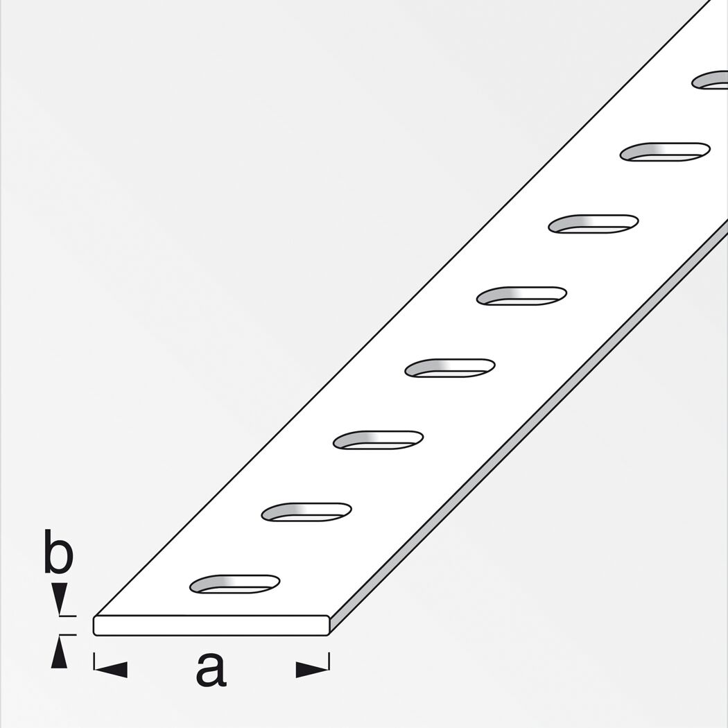 logika Flachstange 1000 x 35,5 x 1,5 mm