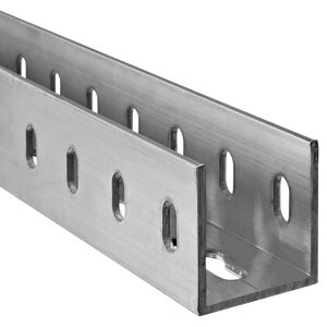 Quadrat-U-Profil logika® Aluminium 100 x 3,55 cm