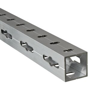 Quadrat-U-Profil logika® Aluminium 100 x 2,35 cm