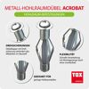 Metall-Hohlraumdübel "Acrobat" M6 x 65 mm inklusive Schrauben 2 Stück