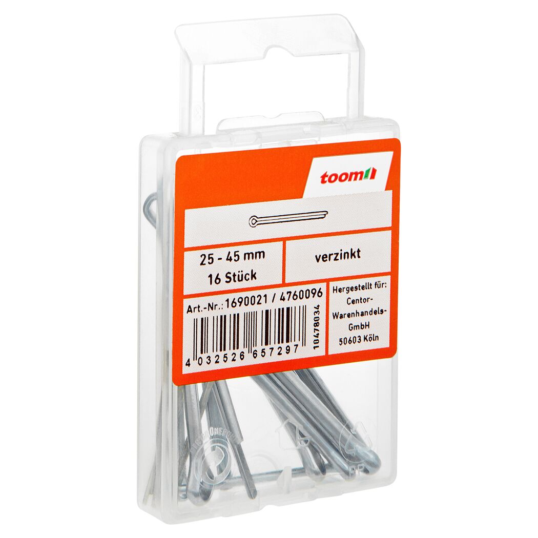Splint-Sortiment 16-teilig
